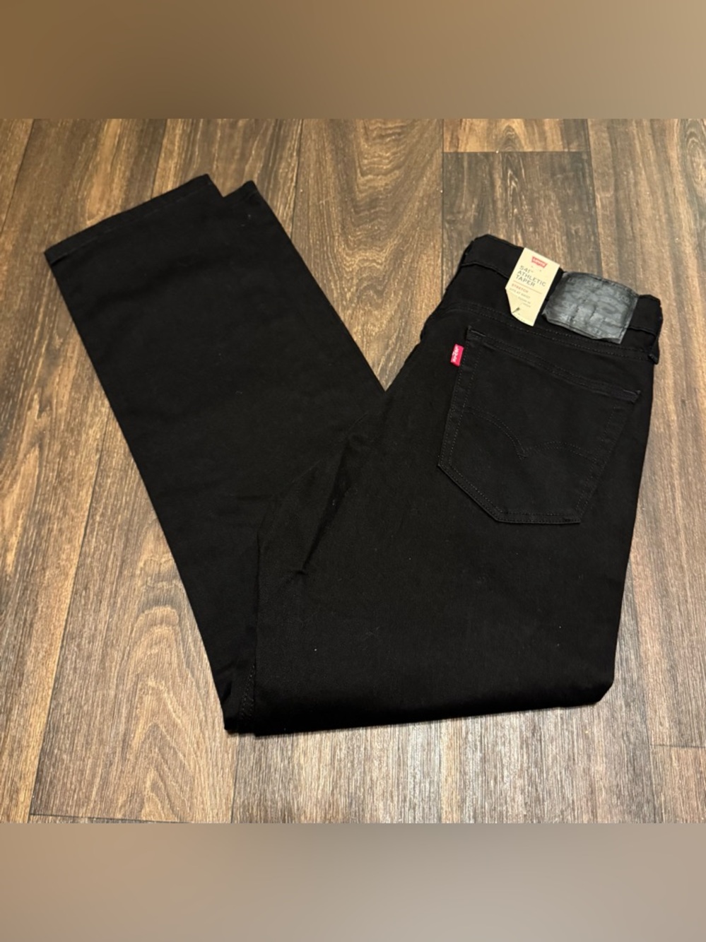 Levi's Black Men's Slim Straight Jeans